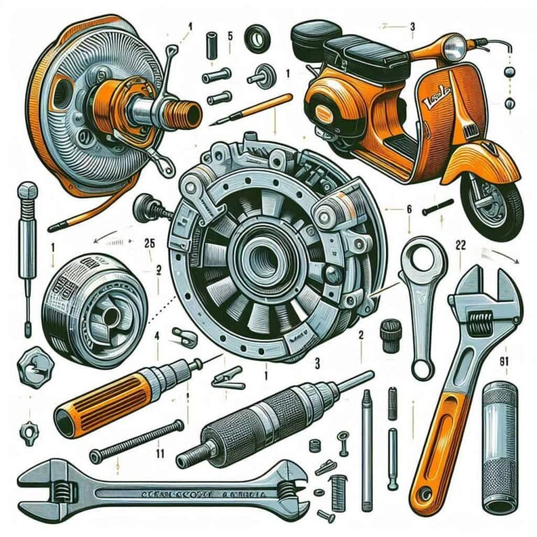 How To Change The Clutch On Vespa Chetak(1)